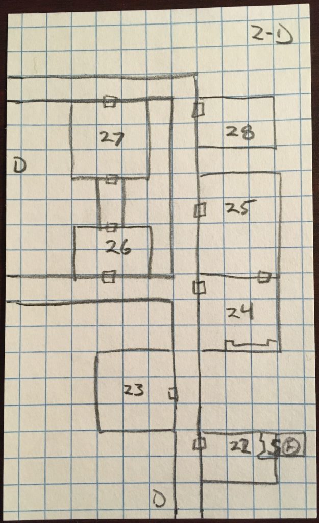 Map of Level 2-D