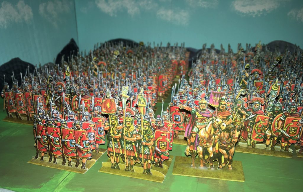 Photo of paper Roman soldiers