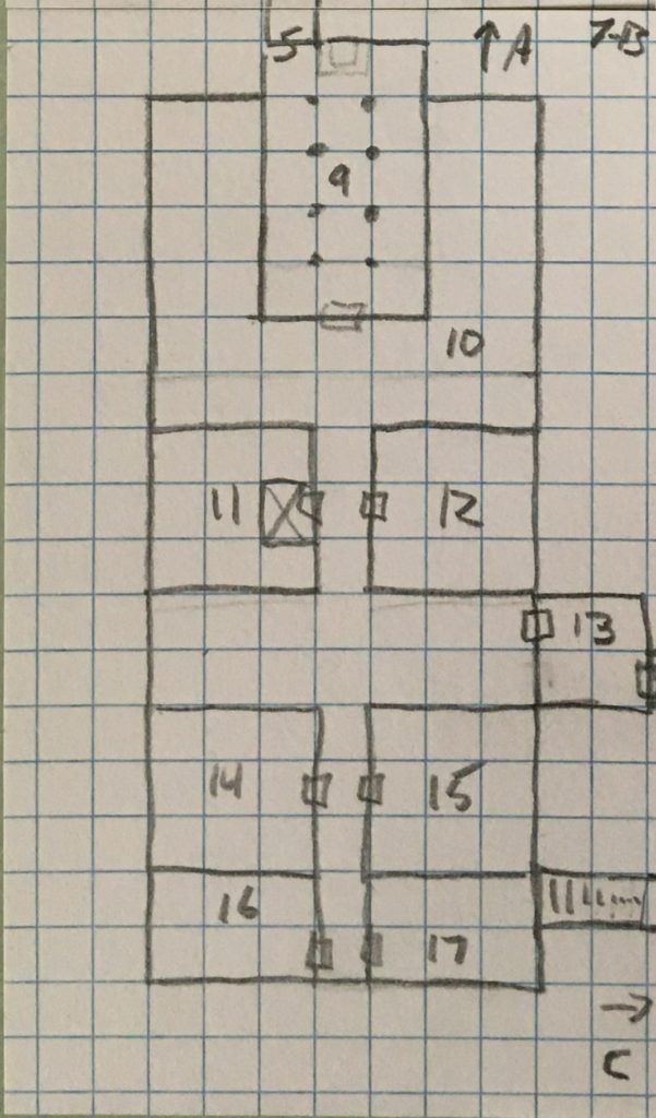 Map of Level 7-B