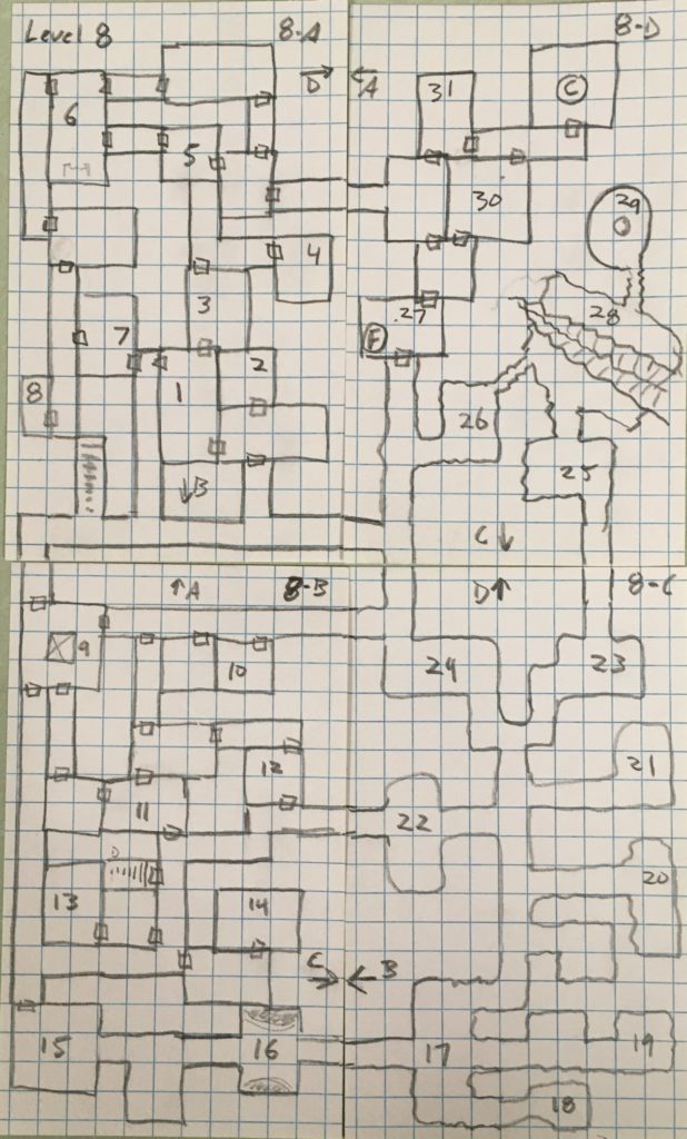 Complete Map of Level 8