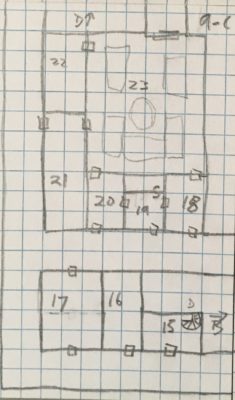 Map of Dungeon Level 9-C