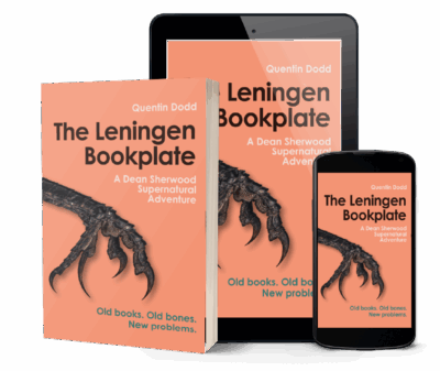 The book "The Leningen Bookplate" in paperback and ebook formats
