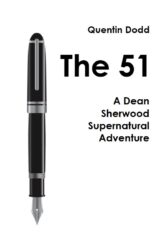 Cover image for the short story "The 51", showing a fountain pen