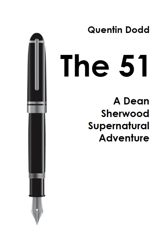 Cover image for the short story "The 51", showing a fountain pen